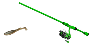 13 Fishing “Radioactive” Fishing Rod and Reel Combo