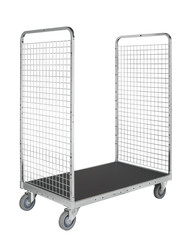Modul 600 Kommissionierwagen – Elektroverzinkter Flex-Wagen – Tragfähigkeit 600 kg (1295 × 810 × 1700 mm)