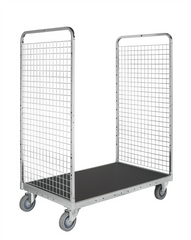 Modul 600 Kommissionierwagen – Elektroverzinkter Flex-Wagen – Tragfähigkeit 600 kg (1295 × 810 × 1700 mm)
