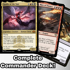 MTG Commander Deck EDH Deck Kaalia of the Vast 100 Magic Cards Custom Deck Angel Demon Dragon Deck Moonveil Games