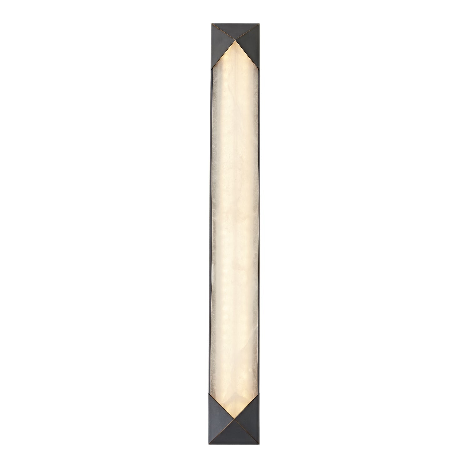 Lunaire LED Wall Sconce 25", Urban Bronze and Alabaster