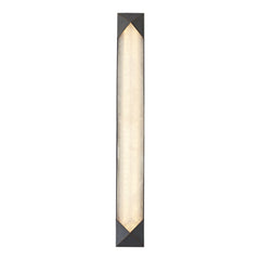 Lunaire LED Wall Sconce 25", Urban Bronze and Alabaster