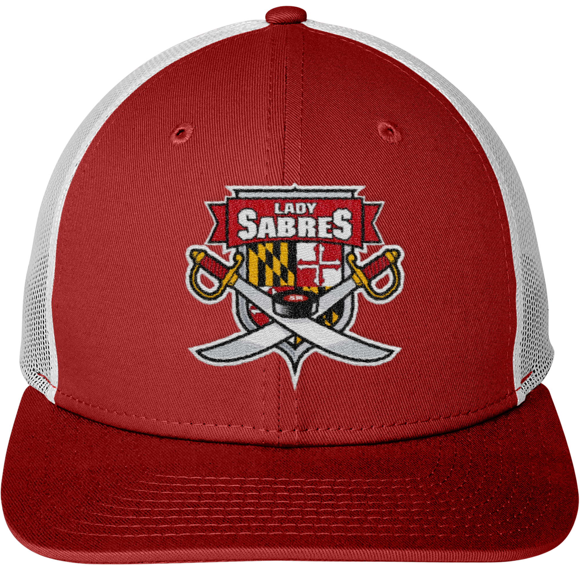 SOMD Lady Sabres New Era Snapback Low Profile Trucker Cap