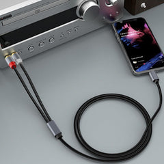 NÖRDIC USB-C till RCA ljudkabel 3m