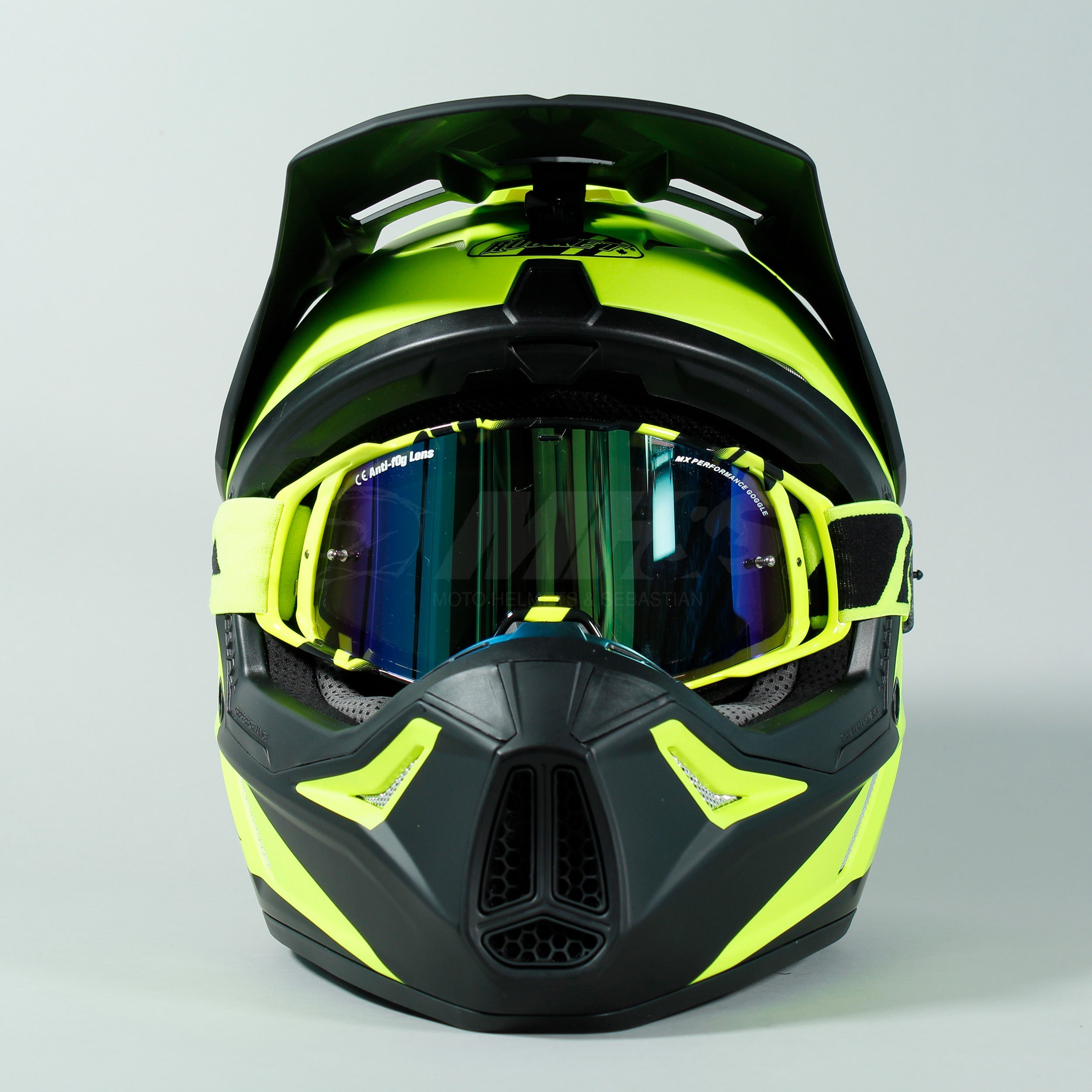 Casco Cross Joe Rocket RKT 22 Racing Hi Visibility - Moto Helmets  -  - Cascos, Cross