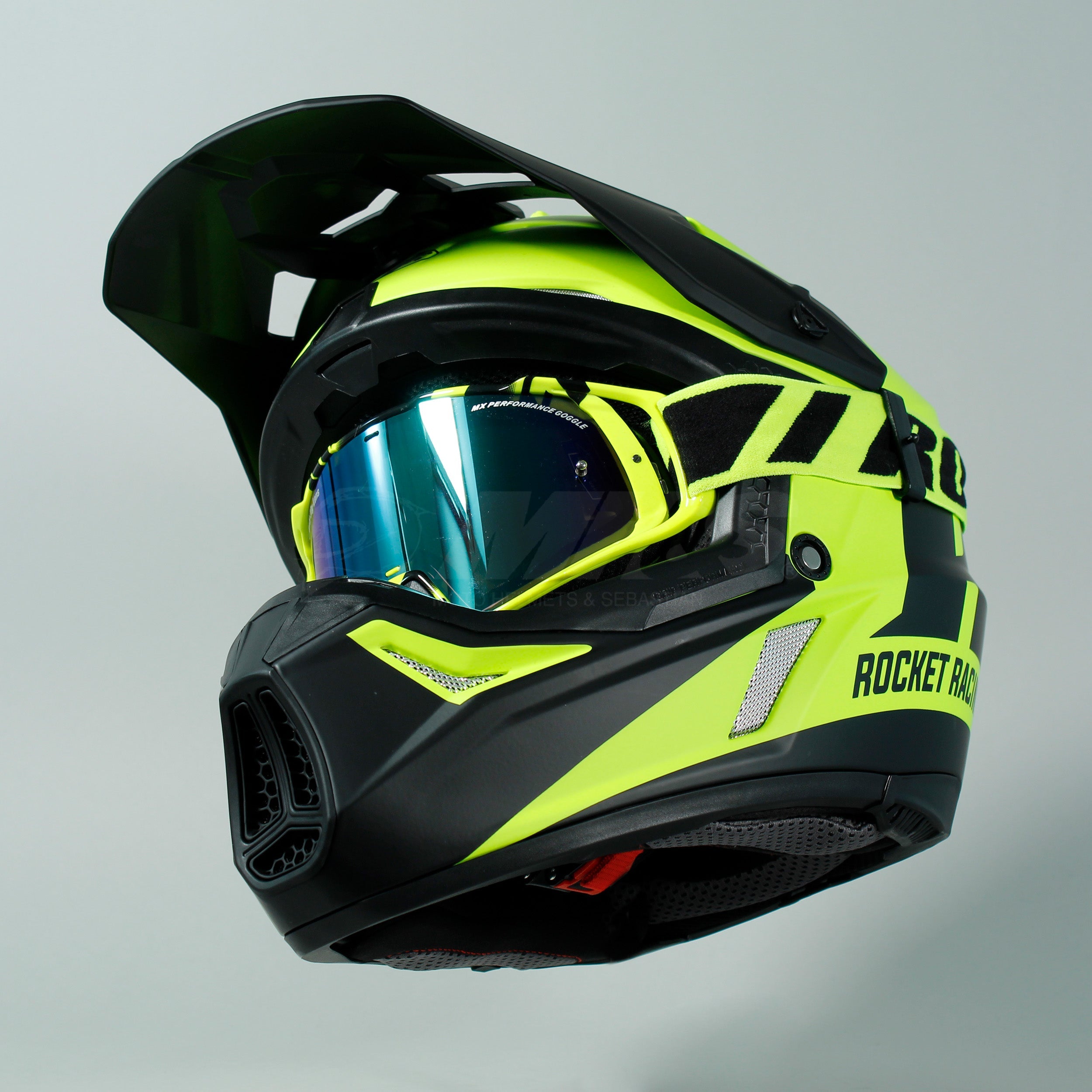 Casco Cross Joe Rocket RKT 22 Racing Hi Visibility - Moto Helmets  -  - Cascos, Cross