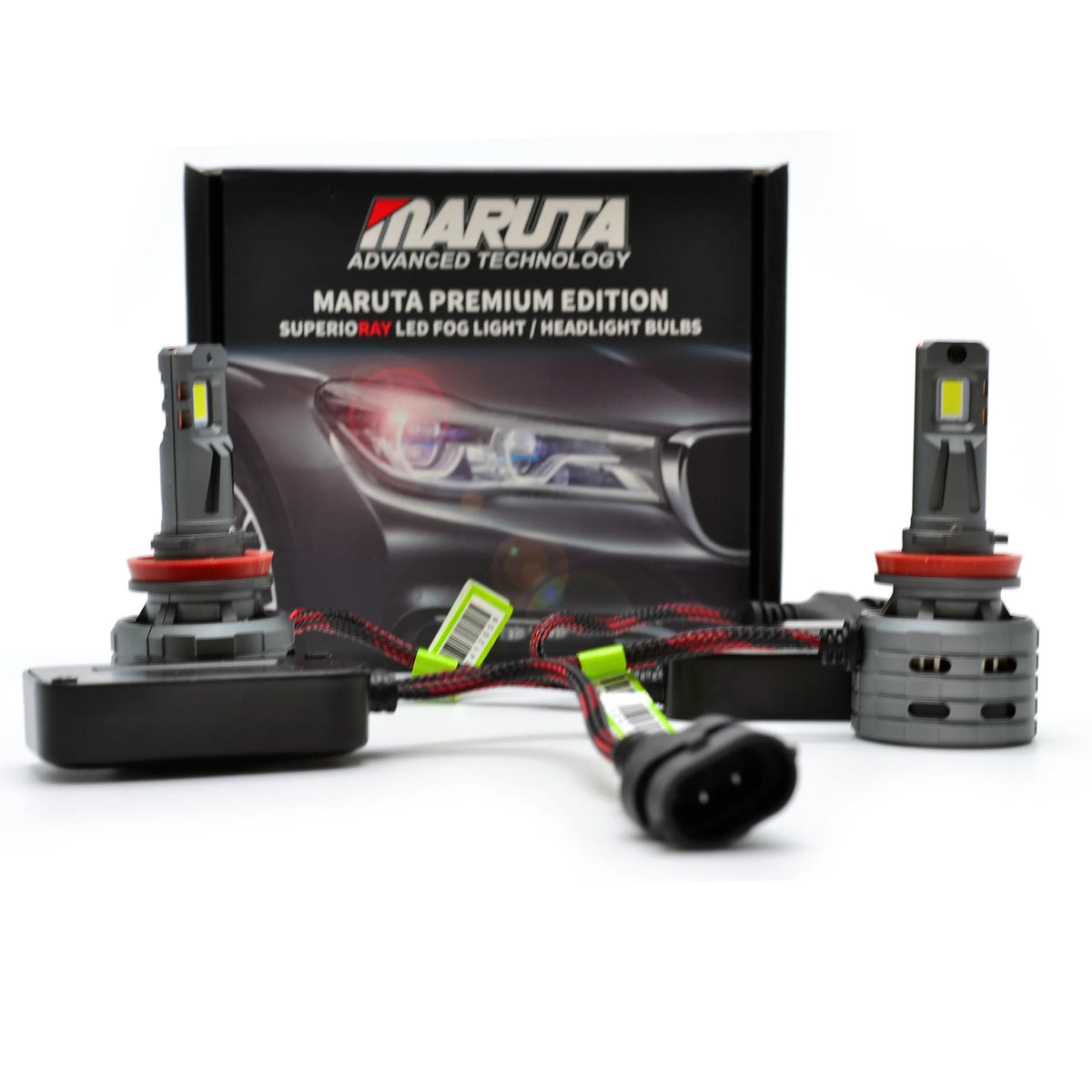 MTEC Maruta Premium Edition  V.3 5500K H8 / H11 LED CANBUS (Sett) - Lyshelten.no