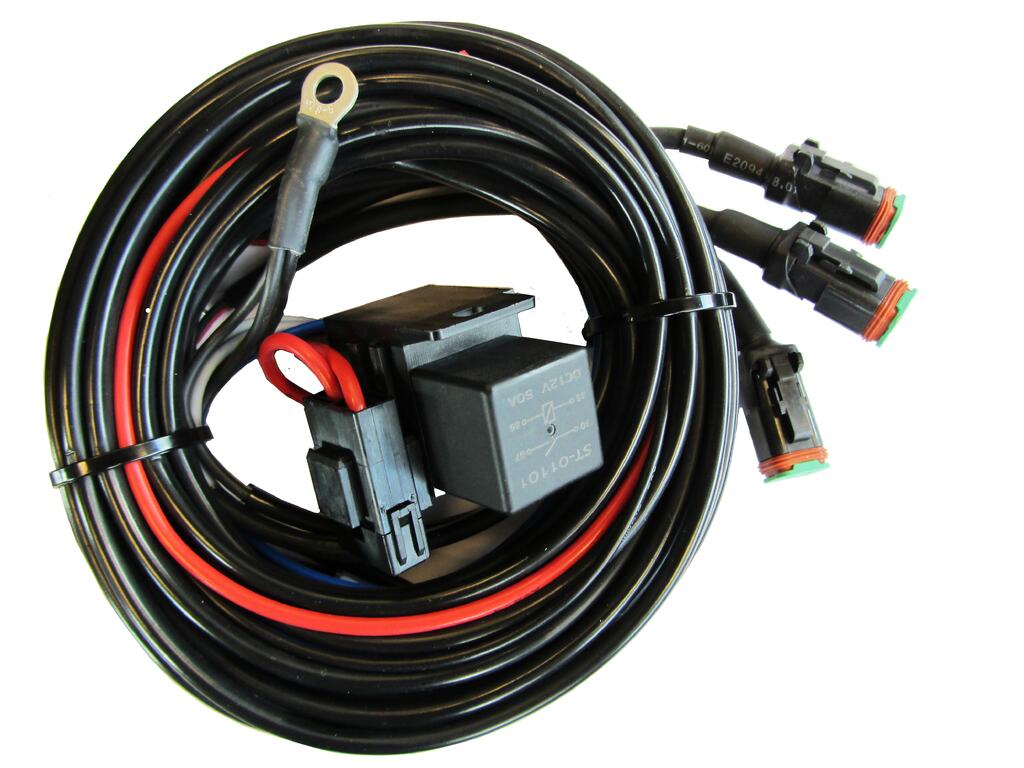 Ledningssats for 3 ekstralys- Heavy Duty