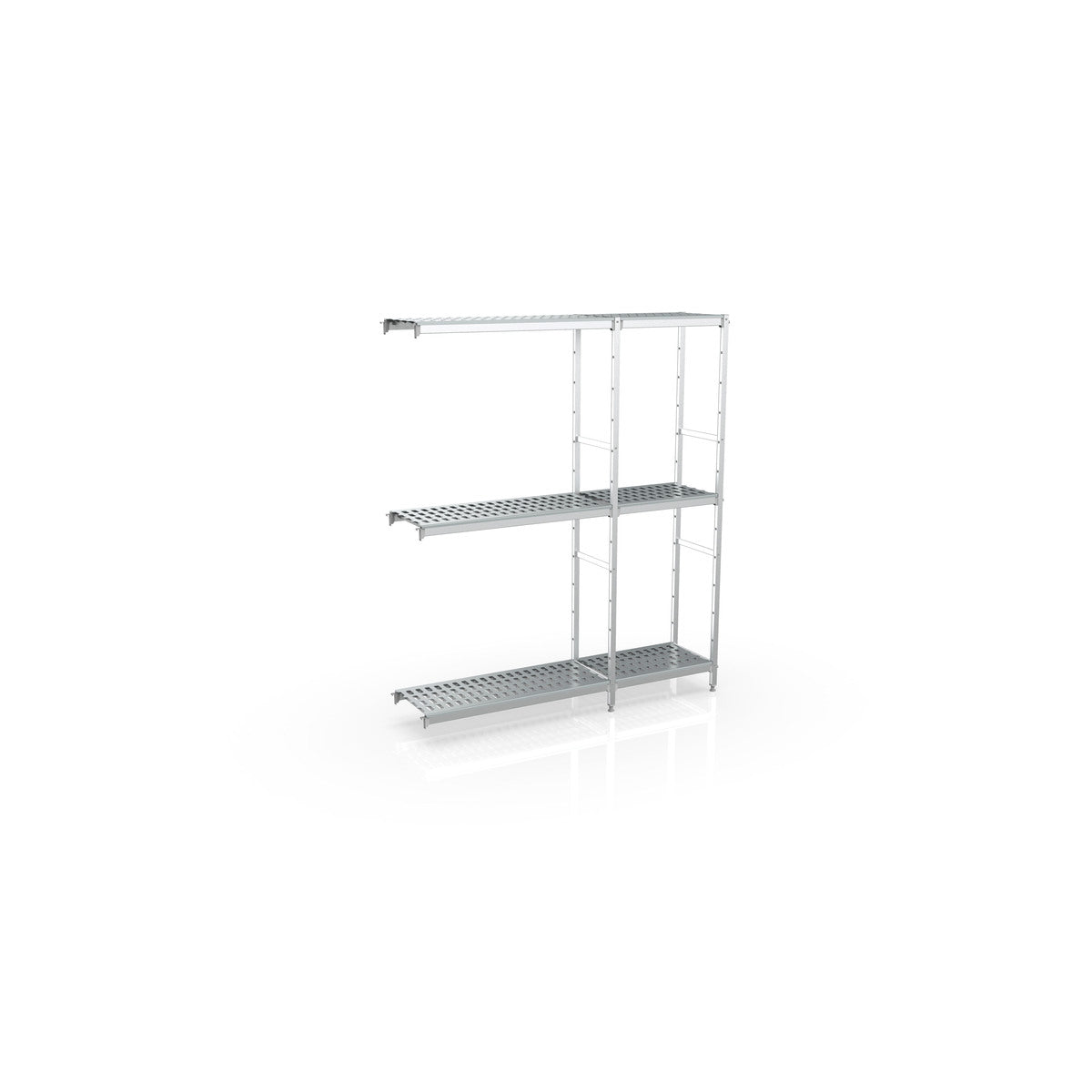 Rayonnage d'angle 2080x1670x500 3 niv - A556 - CODIGEL