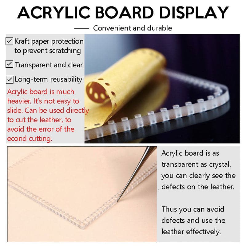BABYLON™ Saddle Bag Leather Crafting DIY Pattern AAB - 415 - Babylon LeatherBabylon LeatherAAB-415-Acrylic Board