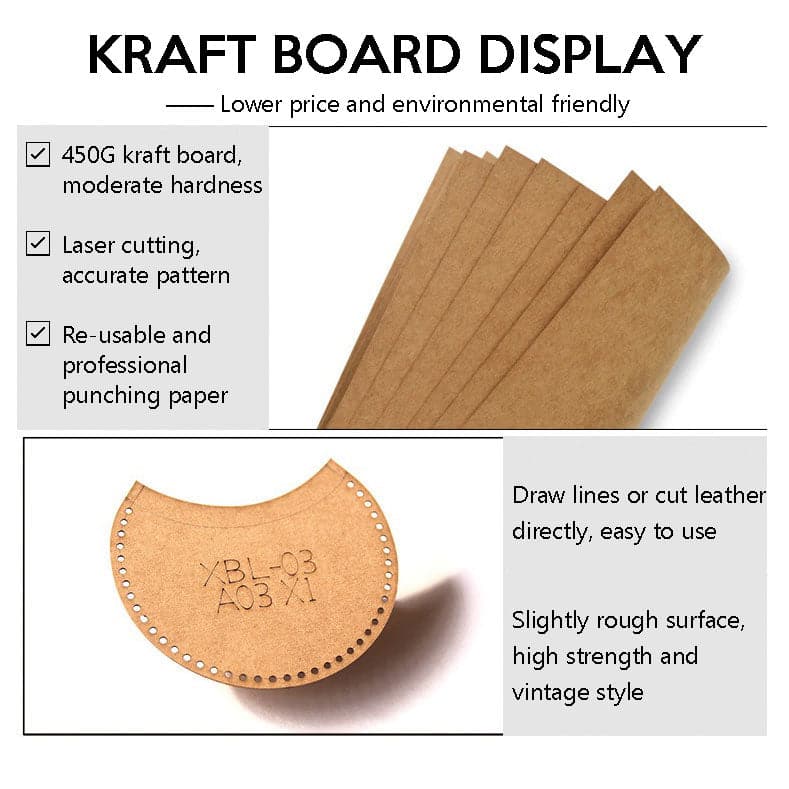 BABYLON™ Saddle Bag Leather Crafting DIY Pattern AAB - 415 - Babylon LeatherBabylon LeatherAAB-415-Kraft Board