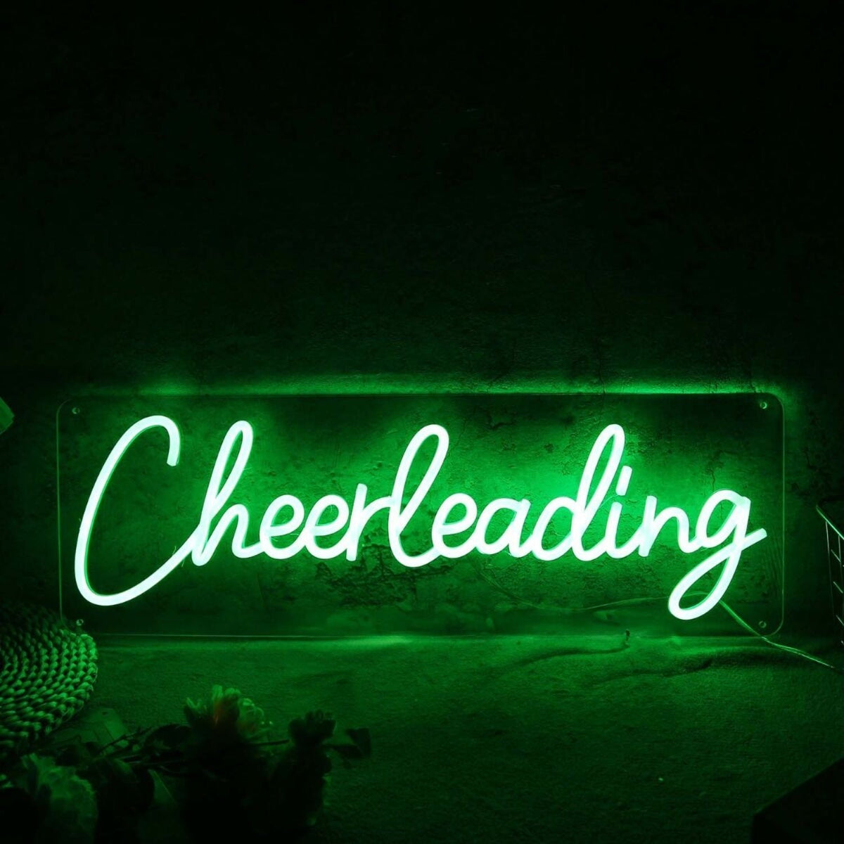 Cheer Leading Green Led Neon Sign - Shineneon