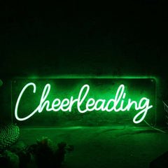Cheer Leading Green Led Neon Sign - Shineneon