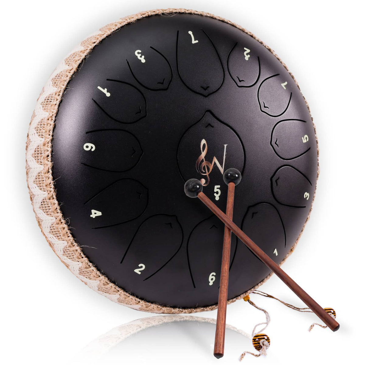 Wise Harmony Steel Tongue Drum 12 Inch 13 Notes: