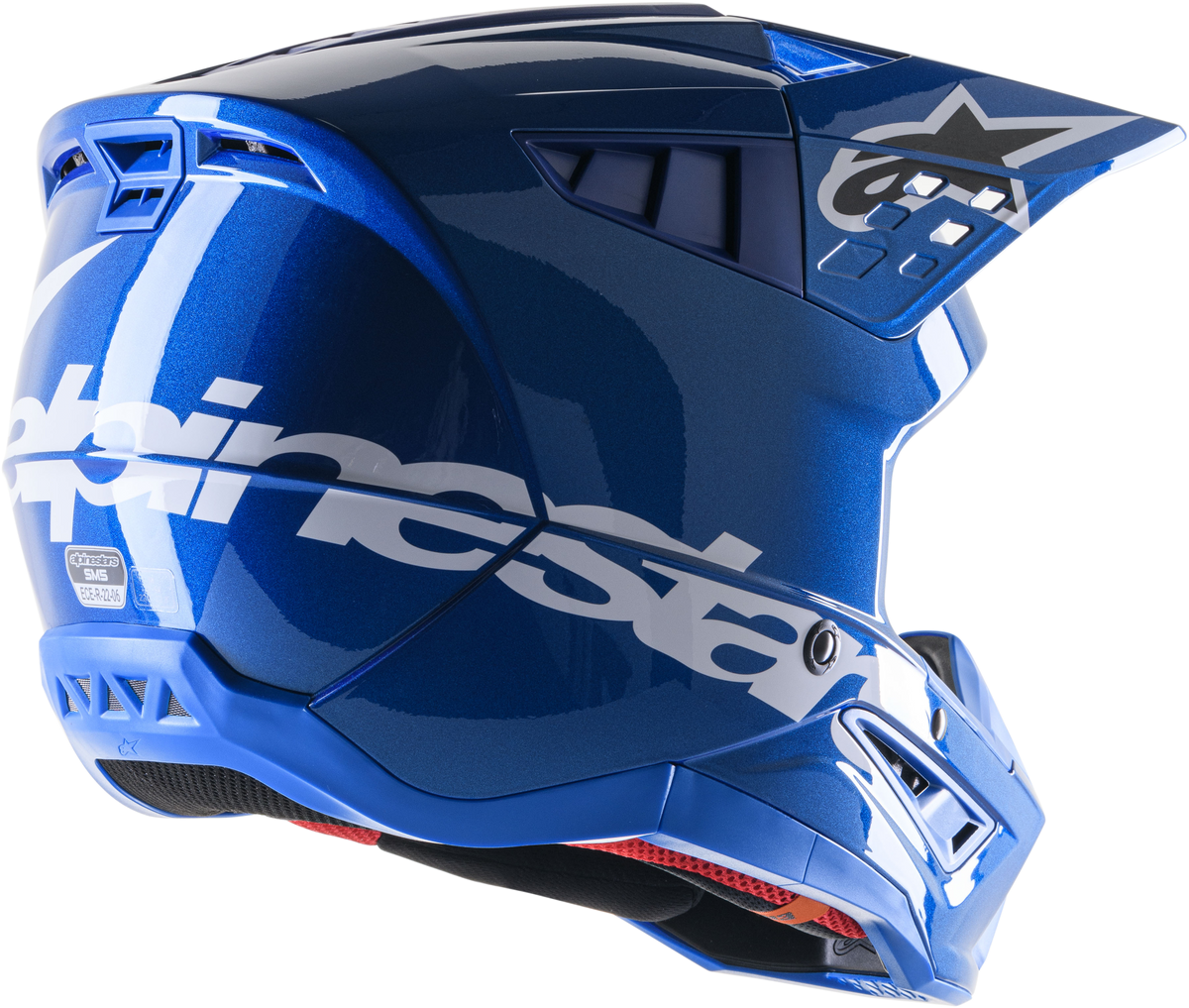 S M5 Corp Helmet Blue Glossy Xs