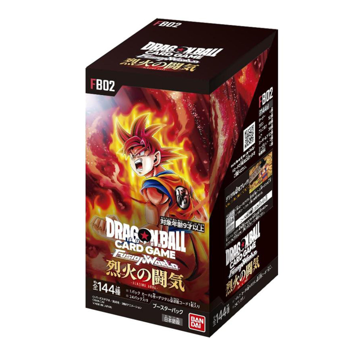 JPN Dragon Ball Super Fusion World : Blazing Aura Booster Box FB-02