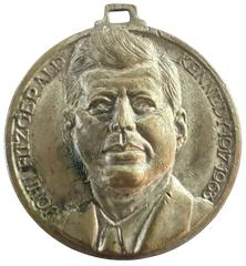 JFK & RFK High relief medal