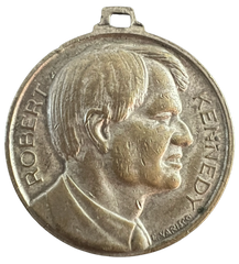 JFK & RFK High relief medal