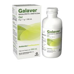 MAGALDRATO/DIMETICONA  GALAVER 8/1 G 250 ML GEL