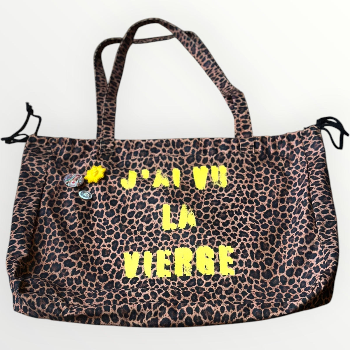 Sac week-end XXL Léopard - J'ai vu la Vierge (2 coloris)