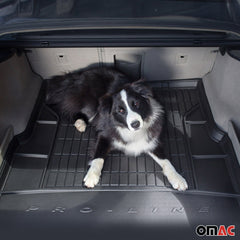 OMAC Gummi Kofferraumwanne für Mercedes C Klasse W204 2007-2014 TPE Schwarz