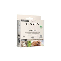 Pipettes anti-puces bio chat et chaton