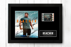 Reacher  35mm Framed Film Cell Display Signed