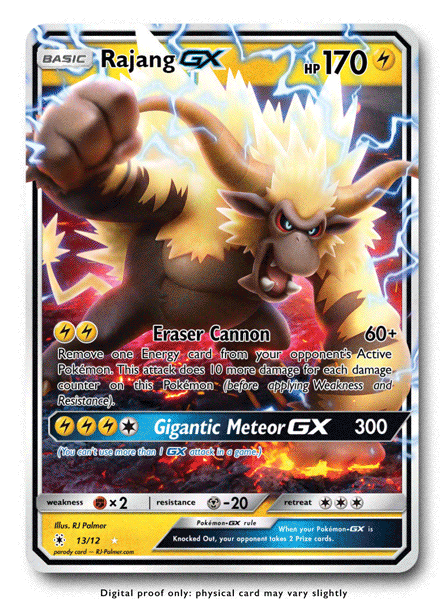 Rajang GX Parody Card