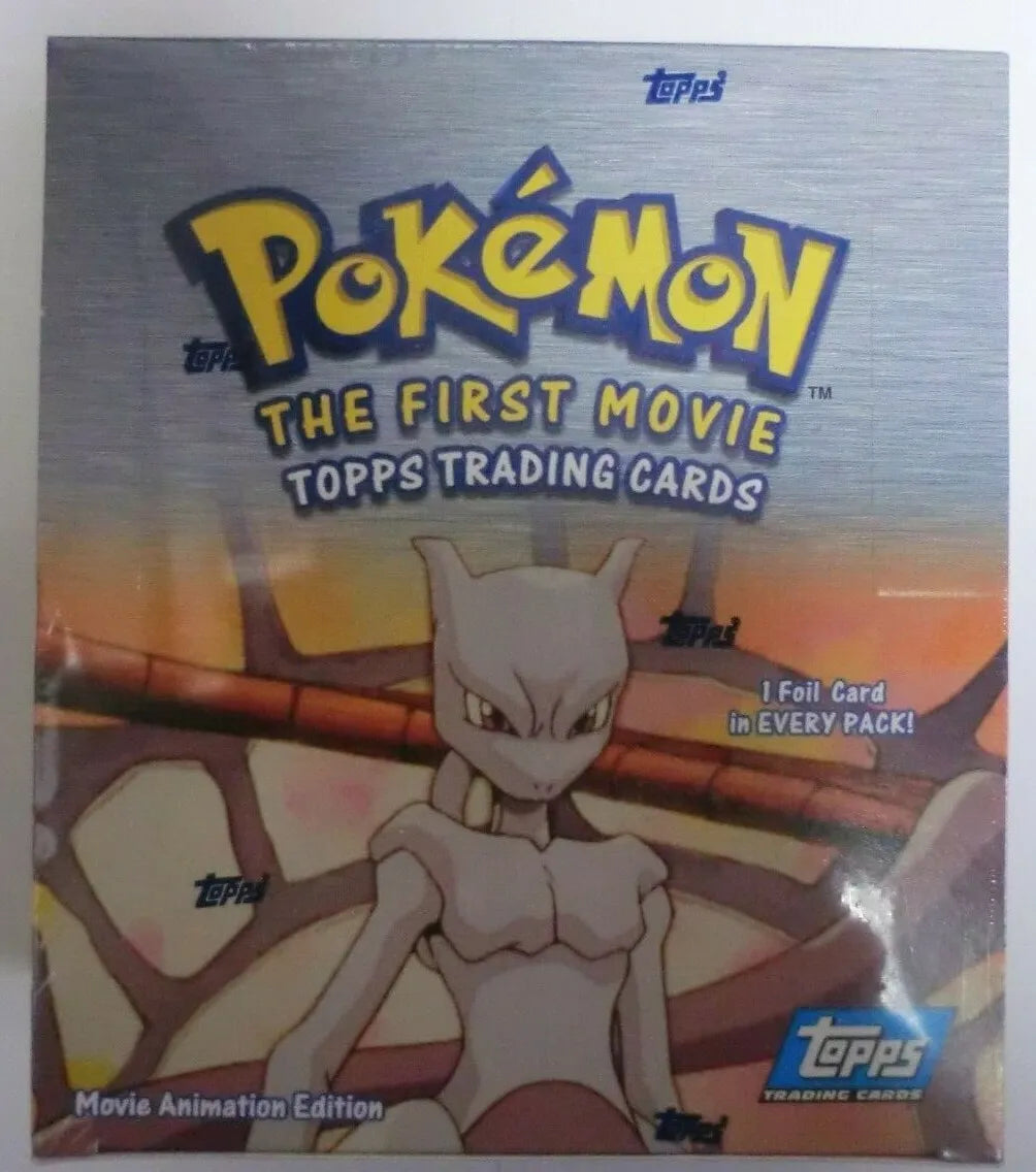 POKEMON TOPPS 1998 FIRST MOVIE TRADING CARD 36 PACK BOOSTER BOX NEW SEALED U.S.