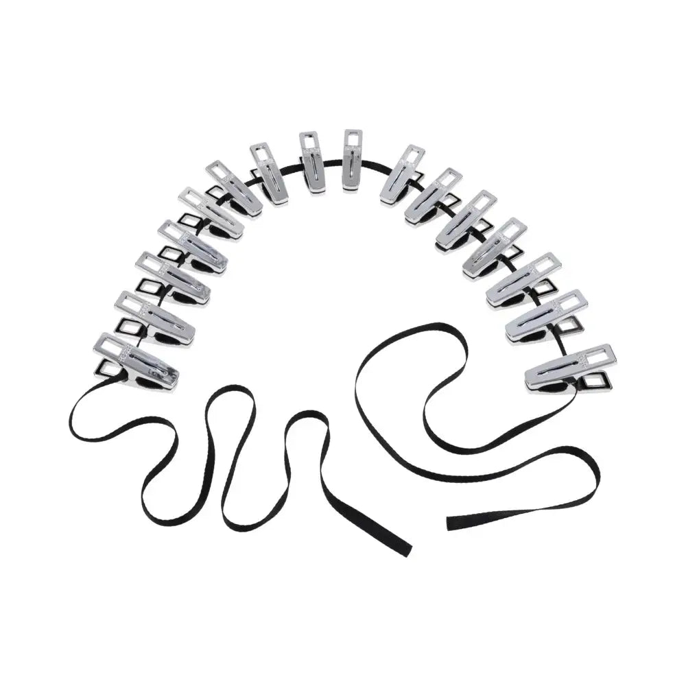 Sportsheets® Edge Body Zipper Clothes Pins – 16-Piece Sensation Set by Sportsheets