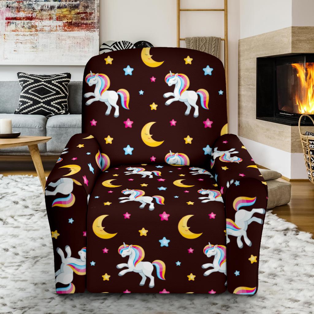 Unicorn Moon Star Recliner Slipcover-JORJUNE.COM