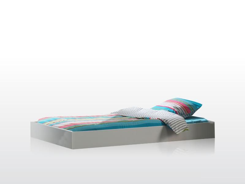 VIPACK - Lit LARA 90 X 200 cm Blanc